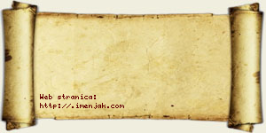 Irina Stanimirović vizit kartica